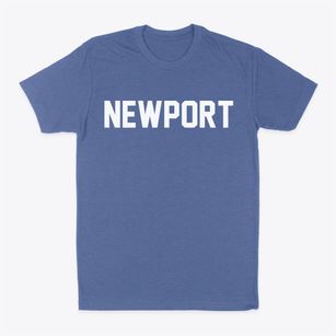 Newport New Hampshire Classic Block Classic Dad T-Shirt