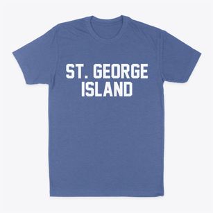 St. George Island Maryland Classic Block Classic Dad T-Shirt