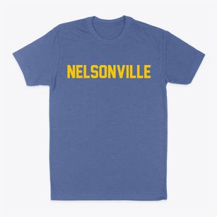 Nelsonville New York Classic Block Classic Dad T-Shirt