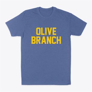 Olive Branch Illinois Classic Block Classic Dad T-Shirt