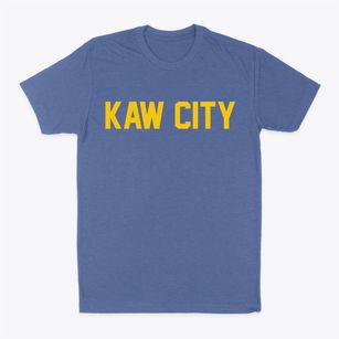 Kaw City Oklahoma Classic Block Classic Dad T-Shirt