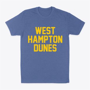 West Hampton Dunes New York Classic Block Classic Dad T-Shirt