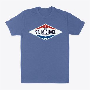 St. Michael Minnesota Diamond Star Classic Dad T-Shirt