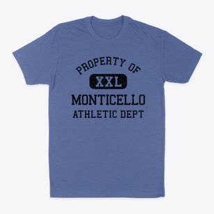 Monticello Louisiana Athletic Dept Classic Dad T-Shirt