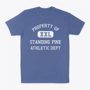 Standing Pine Mississippi Athletic Dept Classic Dad T-Shirt