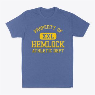 Hemlock Michigan Athletic Dept Classic Dad T-Shirt