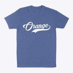 Orange New York Vintage Team Classic Dad T-Shirt