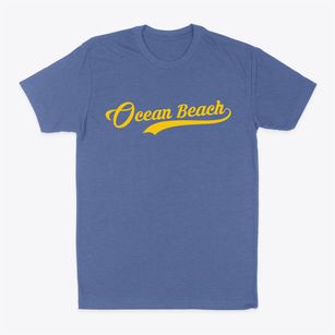 Ocean Beach New York Vintage Team Classic Dad T-Shirt