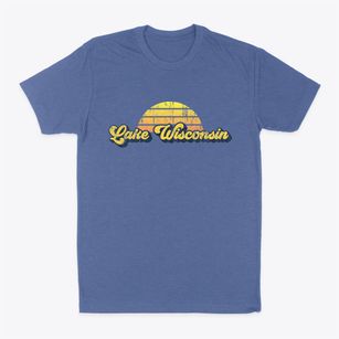 Lake Wisconsin Wisconsin Sublime Sunset Classic Dad T-Shirt
