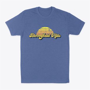 Bloomfield Hills Michigan Sublime Sunset Classic Dad T-Shirt