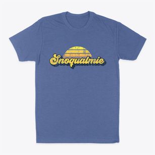 Snoqualmie Washington Sublime Sunset Classic Dad T-Shirt