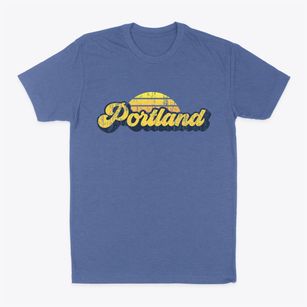 Portland Iowa Sublime Sunset Classic Dad T-Shirt