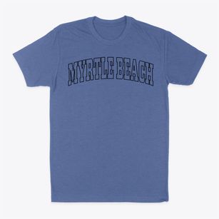 Myrtle Beach South Carolina Trendy Block Classic Dad T-Shirt