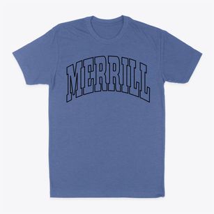 Merrill Oregon Trendy Block Classic Dad T-Shirt