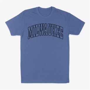 Milwaukee Wisconsin Trendy Block Classic Dad T-Shirt