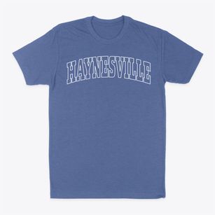 Haynesville Louisiana Trendy Block Classic Dad T-Shirt