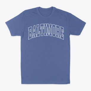 Baltimore Maryland Trendy Block Classic Dad T-Shirt