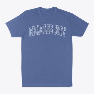 Charles City Virginia Trendy Block Classic Dad T-Shirt