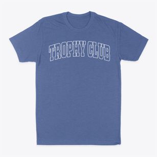 Trophy Club Texas Trendy Block Classic Dad T-Shirt