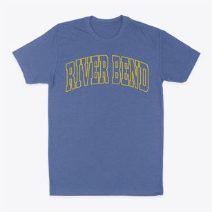 River Bend North Carolina Trendy Block Classic Dad T-Shirt