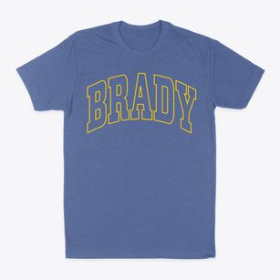 Brady Nebraska Trendy Block Classic Dad T-Shirt