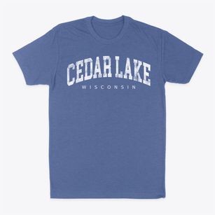 Cedar Lake Wisconsin Urban Vibe Classic Dad T-Shirt