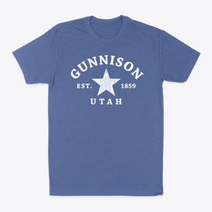 Gunnison Utah Star Classic Dad T-Shirt