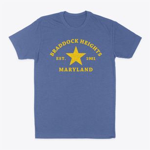 Braddock Heights Maryland Star Classic Dad T-Shirt