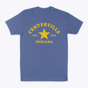 Centerville Indiana Star Classic Dad T-Shirt