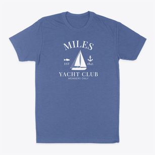 Miles Texas Yacht Club Classic Dad T-Shirt