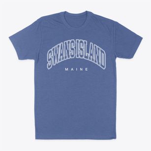 Swans Island Maine Inline Classic Dad T-Shirt