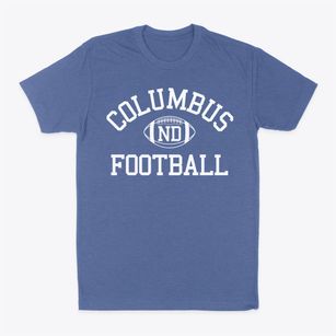 Columbus North Dakota Football Classic Dad T-Shirt
