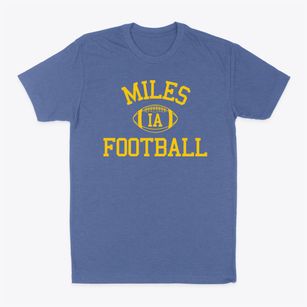 Miles Iowa Football Classic Dad T-Shirt