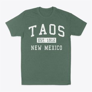 Taos New Mexico Classic Established Classic Dad T-Shirt