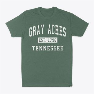 Gray Acres Tennessee Classic Established Classic Dad T-Shirt