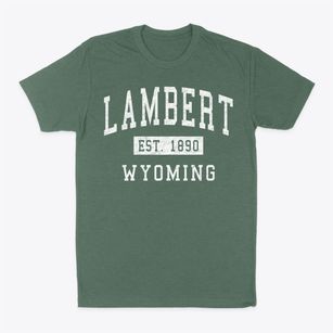 Lambert Wyoming Classic Established Classic Dad T-Shirt