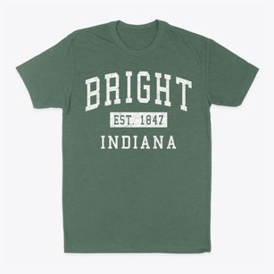 Bright Indiana Classic Established Classic Dad T-Shirt