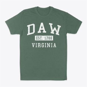 Daw Virginia Classic Established Classic Dad T-Shirt