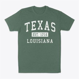 Texas Louisiana Classic Established Classic Dad T-Shirt