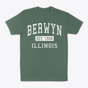 Berwyn Illinois Classic Established Classic Dad T-Shirt