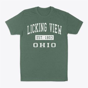 Licking View Ohio Classic Established Classic Dad T-Shirt