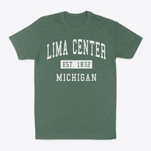 Lima Center Michigan Classic Established Classic Dad T-Shirt