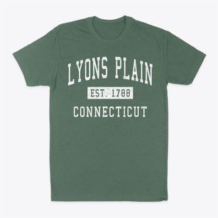 Lyons Plain Connecticut Classic Established Classic Dad T-Shirt