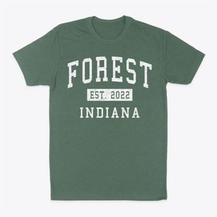 Forest Indiana Classic Established Classic Dad T-Shirt