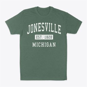 Jonesville Michigan Classic Established Classic Dad T-Shirt