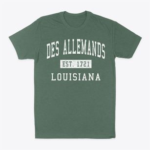 Des Allemands Louisiana Classic Established Classic Dad T-Shirt