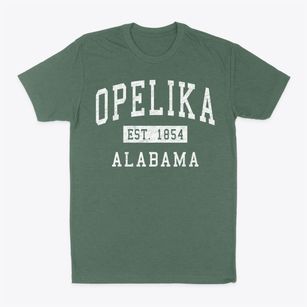 Opelika Alabama Classic Established Classic Dad T-Shirt