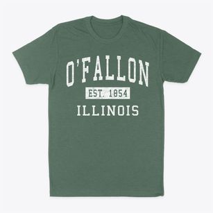 O'fallon Illinois Classic Established Classic Dad T-Shirt