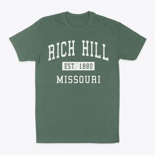 Rich Hill Missouri Classic Established Classic Dad T-Shirt