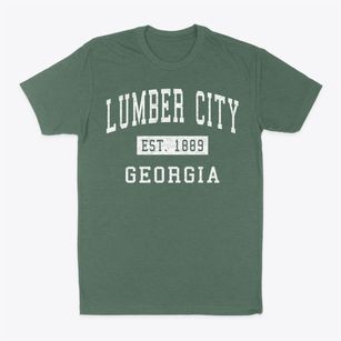 Lumber City Georgia Classic Established Classic Dad T-Shirt